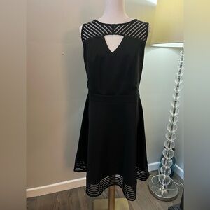 City Chic Elegant Stripe dress